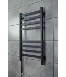 Рушникосушарка Domingo Axis 480x800 Sensor ліва чорний муар фото - 7