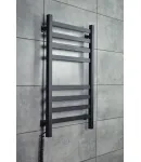 Рушникосушарка Domingo Axis 480x800 Sensor ліва чорний муар фото - 8