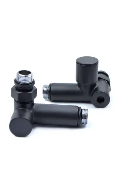 Кран кутовий під ТЕН 1/2″х1/2″ (чорного кольору)  2шт.
