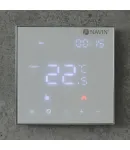 Терморегулятор для електричної теплої підлоги NAVIN EH602 W-16A з Wi-Fi, білий фото - 3