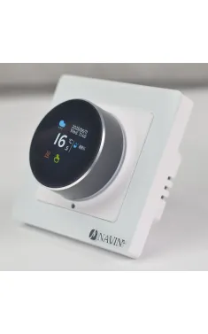 Терморегулятор для теплої підлоги EH20R-16A Wi-Fi Tuya, білий з зовнішнім датчиком температури