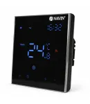 Терморегулятор для електричної теплої підлоги NAVIN EH602 B-16A з Wi-Fi, чорний фото - 2