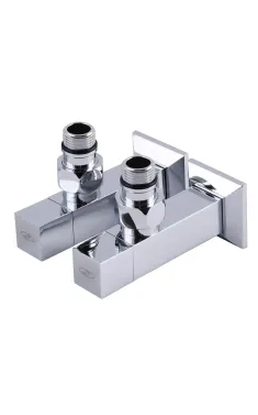 Кран кутовий подовжений Solomon CUBE CHROM 1/2″х1/2″, 2шт.