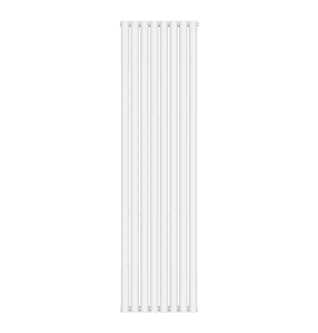 Вертикальный радиатор Ellipse Double 480х1800-8, anticor, белый Navin