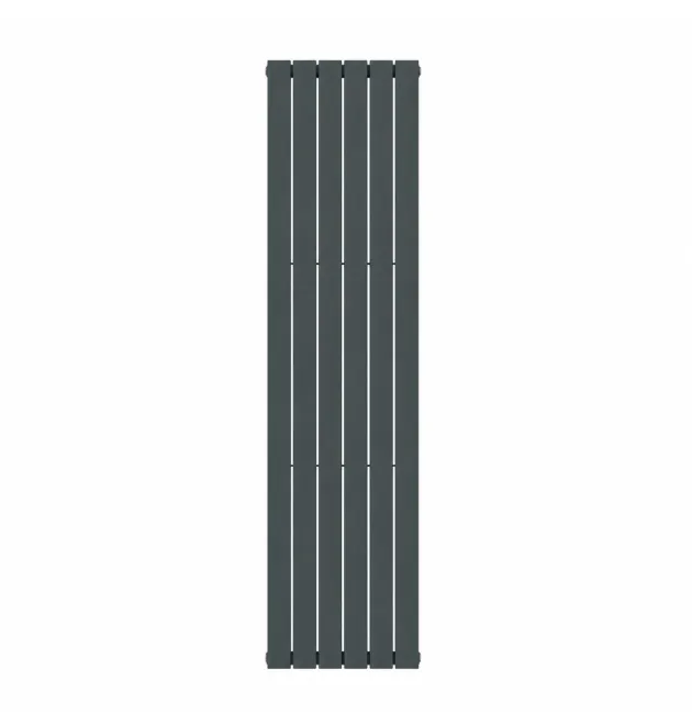 Вертикальный радиатор Largo Double 456х1800-6, anticor, антрацит Navin