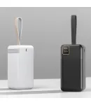 Портативное зарядное устройство Power Bank QC-Q25 · Внешний аккумулятор с ремешком Повербанк 50000 mAh — фото 6