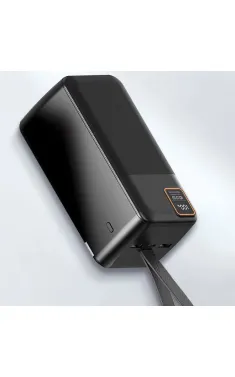 Портативний зарядний пристрій Power Bank QC-Q25 · Зовнішній акумулятор з ремінцем Повербанк 50000 mAh
