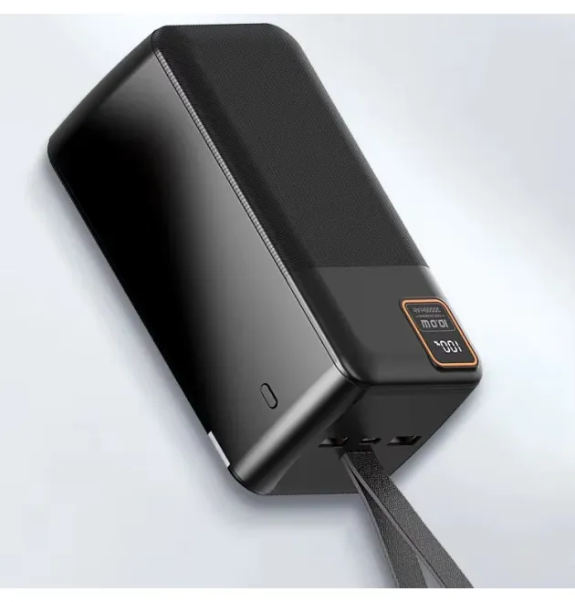 Портативное зарядное устройство Power Bank QC-Q25 · Внешний аккумулятор с ремешком Повербанк 50000 mAh