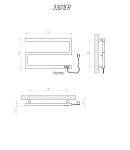 Рушникосушарка KOSSER Зета 350х550 ER фото - 4