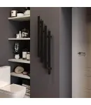 Полотенцесушитель KOSSER Стойка каскад 1100х280 ЕR тайм. черный фото - 3