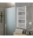 Полотенцесушитель KOSSER Герда 800х400 EL тайм. белый фото - 2