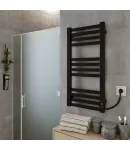 Полотенцесушитель KOSSER Герда 1000х400 EL тайм. черный фото - 3