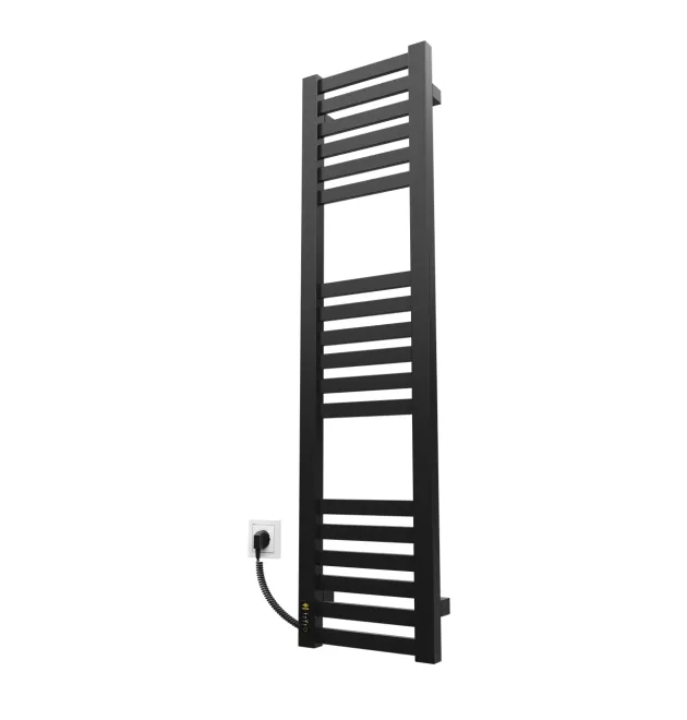Полотенцесушитель KOSSER Герда 1200х300/18 EL тайм. черный фото - 1
