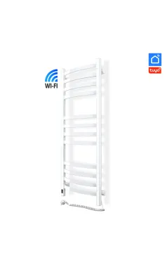 Рушникосушка електрична Navin Avalon 480х1200 Sensor з Wi-Fi права, біла