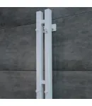 Рушникосушка електрична Navin Силует Квадро 90х1200 Sensor права, біла фото - 6