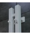 Рушникосушка електрична Navin Силует Квадро 90х1200 Sensor права, біла фото - 7