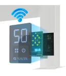 Электрический полотенцесушитель NAVIN Авангард X 480х1000 Sensor с WI-FI правосторонний, белый фото - 5