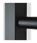 Рушникосушка Класик Квадро 500х800 Sensor ліва з таймером, чорний муар фото - 5