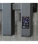 Рушникосушка електрична Navin Levante 450х1400 Sensor права, чорний муар фото - 5