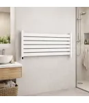 Электрический полотенцесушитель NAVIN Largo 1100х500 Sensor с Wi-Fi, широкий левосторонний, белый бархат фото - 3