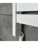 Электрический полотенцесушитель NAVIN Largo 1100х500 Sensor с Wi-Fi, широкий левосторонний, белый бархат фото - 6