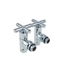 Кран угловой для полотенцесушителей Raftec Premium 1/2x1/2 Chrome, 2шт. — фото 3