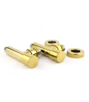 Кран угловой для полотенцесушителей Raftec 1/2″х1/2″ удлиненный, золото, 2шт. — фото 3