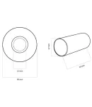 Комплект маскировочный Vario Term GZ1/2″хPEX 16х2, черный структурный — фото 3