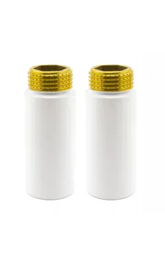 Комплект удлинителей NAVIN M22×1,5×1/2″, 50 мм, белый, 2 шт