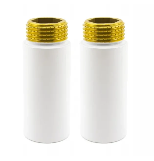 Комплект удлинителей NAVIN M22×1,5×1/2″, 50 мм, белый, 2 шт