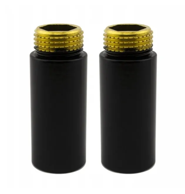 Комплект подовжувачів NAVIN M22×1,5 × 1/2″, 50 мм, чорний муар, 2 шт