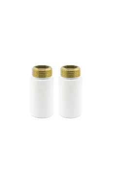 Комплект подовжувачів NAVIN ВЗ (M22″ x 1/2″) 40 mm, білий (2 шт)