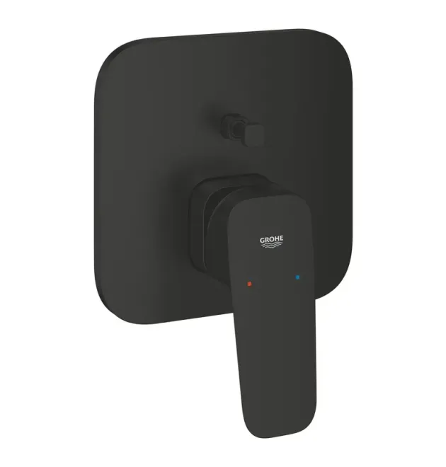 Змішувач одноважільний прихованого монтажу для ванни Grohe Cubeo з перемикачем на 2 положення (1017782430) фото - 1