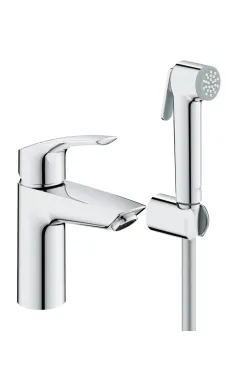 Змішувач для раковини з гігієнічним душем Grohe Eurosmart New (23124003)