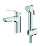 Змішувач для раковини з гігієнічним душем Grohe Eurosmart New (23124003) фото - 5