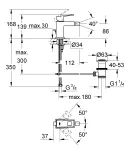 Змішувач для біде Grohe Eurocube (23138000) фото - 4