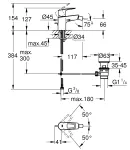 Змішувач для біде Grohe BauLoop New (23338001) фото - 2