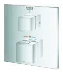 Термостат скрытого монтажа Grohe Grohtherm Cube на 2 потребителя, хром (24154000) — фото 2