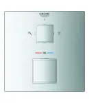 Термостат скрытого монтажа Grohe Grohtherm Cube на 2 потребителя, хром (24154000) — фото 6