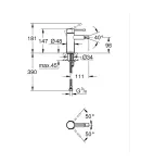 Змішувач для біде S-Size Grohe Essence New (24395KF1) фото - 3