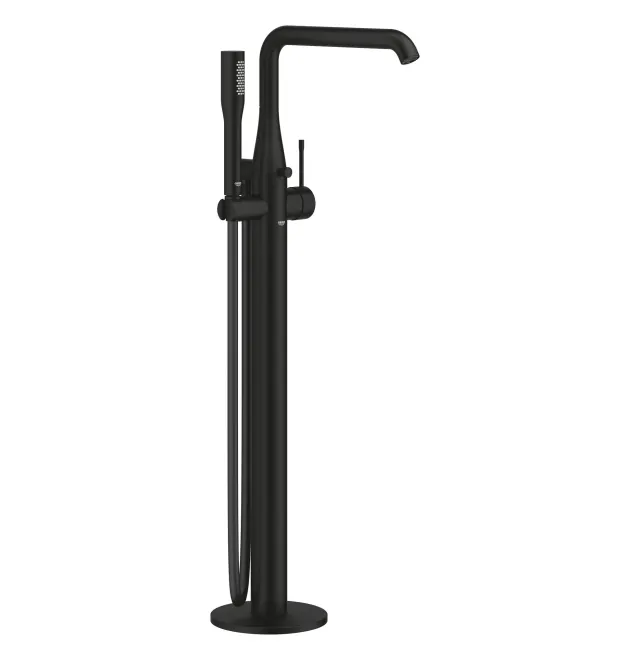 Змішувач для ванни підлоговий Grohe Essence 25248KF1 (чорний матовий) (25248KF1) фото - 1
