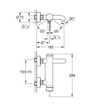 Змішувач для ванни Grohe Essence New (25250001) фото - 2