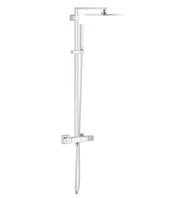 Душова система з термостатом для душа Grohe Euphoria Cube System (26087000) фото - 1