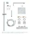 Душова система з термостатом для душа Grohe Euphoria Cube System (26087000) фото - 9