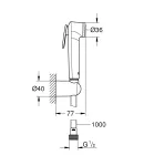 Гігієнічний душовий набір Grohe Tempesta-F Trigger Spray (26352000) фото - 4