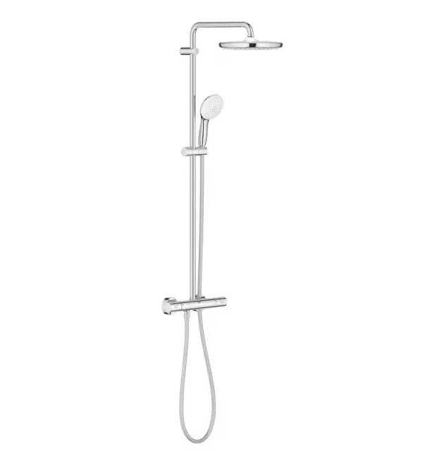 Душова система з термостатом для настінного монтажу Grohe Tempesta System 250 (26670001) фото - 1