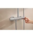 Душова система з термостатом для настінного монтажу Grohe Tempesta System 250 Cube (26689001) фото - 7