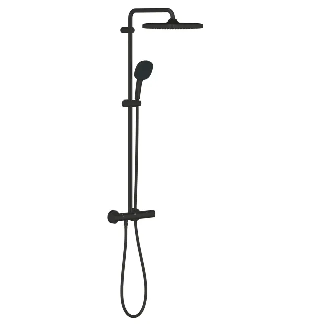 Душова система з термостатом для настінного монтажу Grohe Tempesta System 250 Cube (266892431) фото - 1
