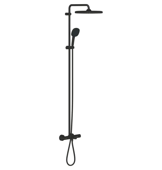 Душова система настінного монтажу Grohe Tempesta System 250 Cube з термостатом для ванни (266912431) фото - 1