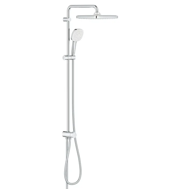 Душова система Grohe Flex Tempesta System 250 Cube із перемикачем настінного монтажу (26694001) фото - 1